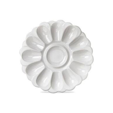 TAG Blossom Egg Platter- White (G17974)