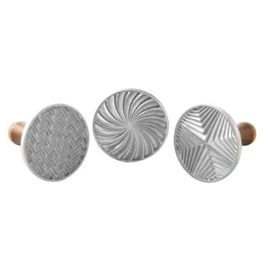Nordic Ware Geo Cast Cookie Stamps (01245)