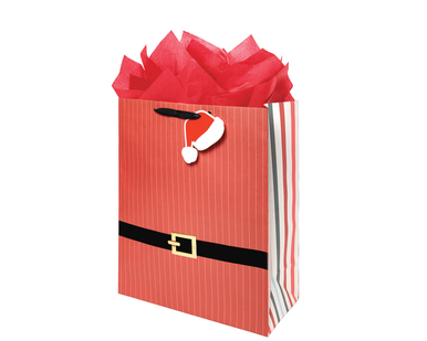 The Gift Wrap Company Jumbo Gift Bag, Suit Up for Christmas (08-191628)