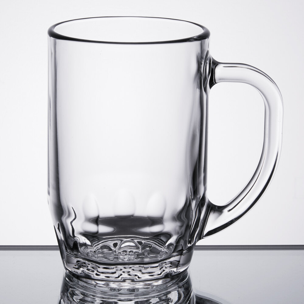 Libbey 5303 19.5 oz. Customizable Thumbprint Beer Mug - 24/Case