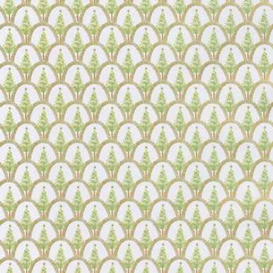 Caspari 8' Continuous Gift Wrap Roll, Deco Christmas Gold (10055RC)