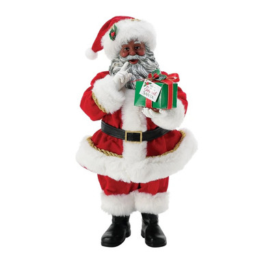 Enesco Possible Dreams Santa Figurine, Secret Santa AA (6015876)