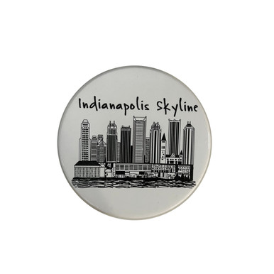 The Dish Cork Coaster, Indy Skyline