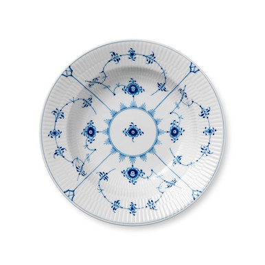Royal Copenhagen Deep Plate, Blue Fluted Plain (1017196)