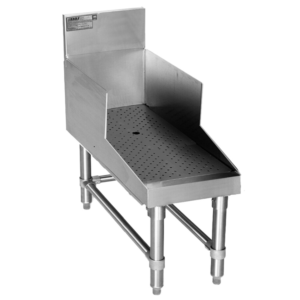 Eagle Group RDBDR36-19 Spec-Bar 2000® Stainless Steel Recessed Bar Drainboard - 36" x 29"
