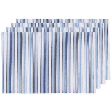 Now Designs Second Spin Placemats, Horizon Stripe - Set of 4 (1047018)