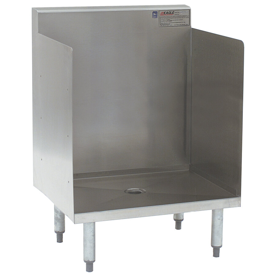 Eagle Group GR24-18 1800 Series 24" Modular Glass Rack Storage Unit with Open Top