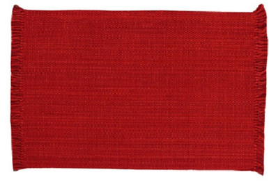 Park Designs Casual Classics Placemats, Red - Set of 4 (111-01M)