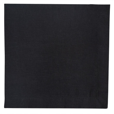 Park Designs Linen Napkins - Black, Set of 4 (1116-002BK)