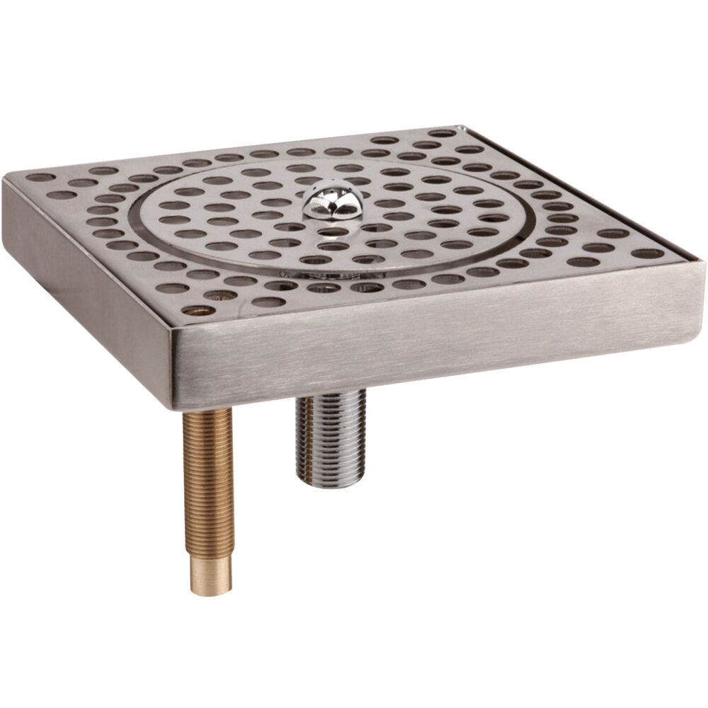 Advance Tabco SU-16 6 3/8" x 6 3/8" x 3/4" Stainless Steel Glass Rinser