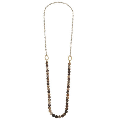 Canvas Tiger Jasper Necklace