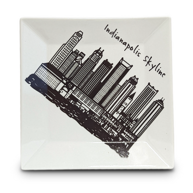 The Dish Small Square Plate, Skyline