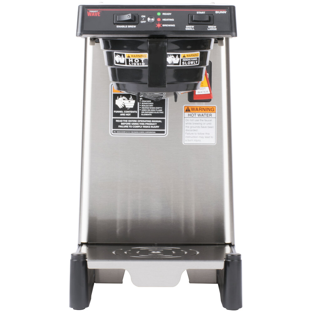 Bunn 39900.0006 SmartWAVE 15-S-APS Low Profile Automatic Airpot Coffee Brewer - 120V