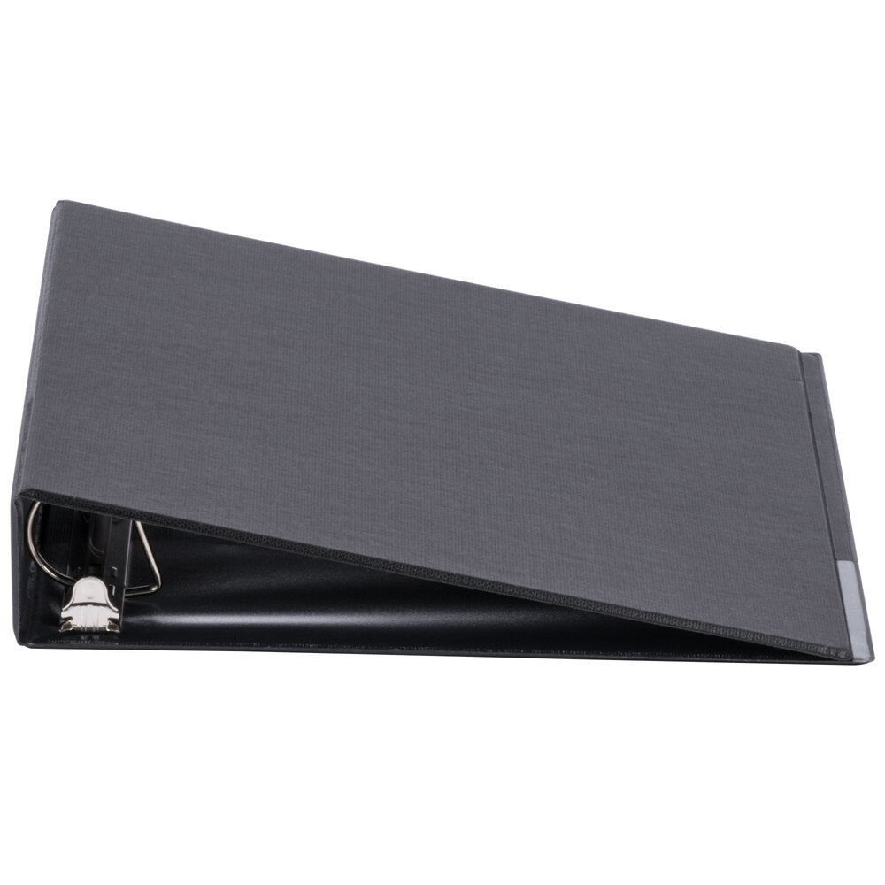 Universal UNV20771 Black Non-View Binder with 1 1/2" Slant Rings