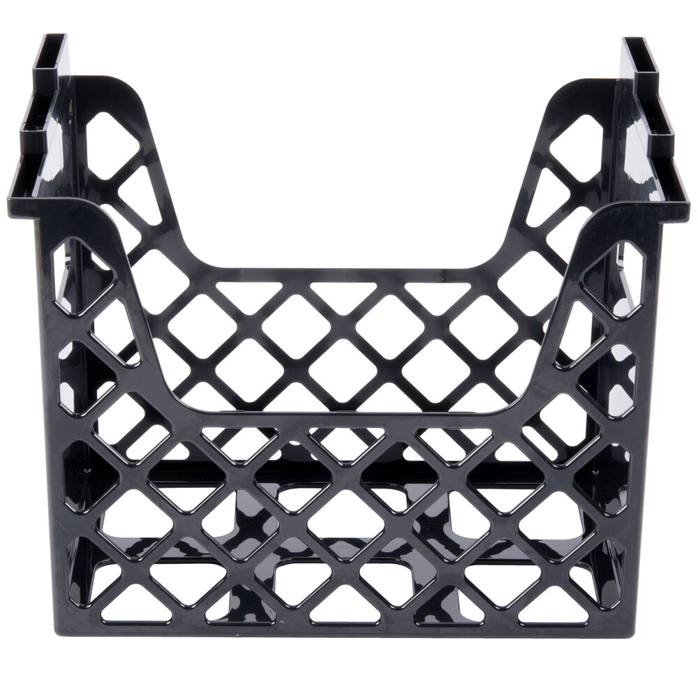 Universal UNV08123 13 1/4" x 8 1/2" x 9 5/8" Black Plastic Desktop File Holder