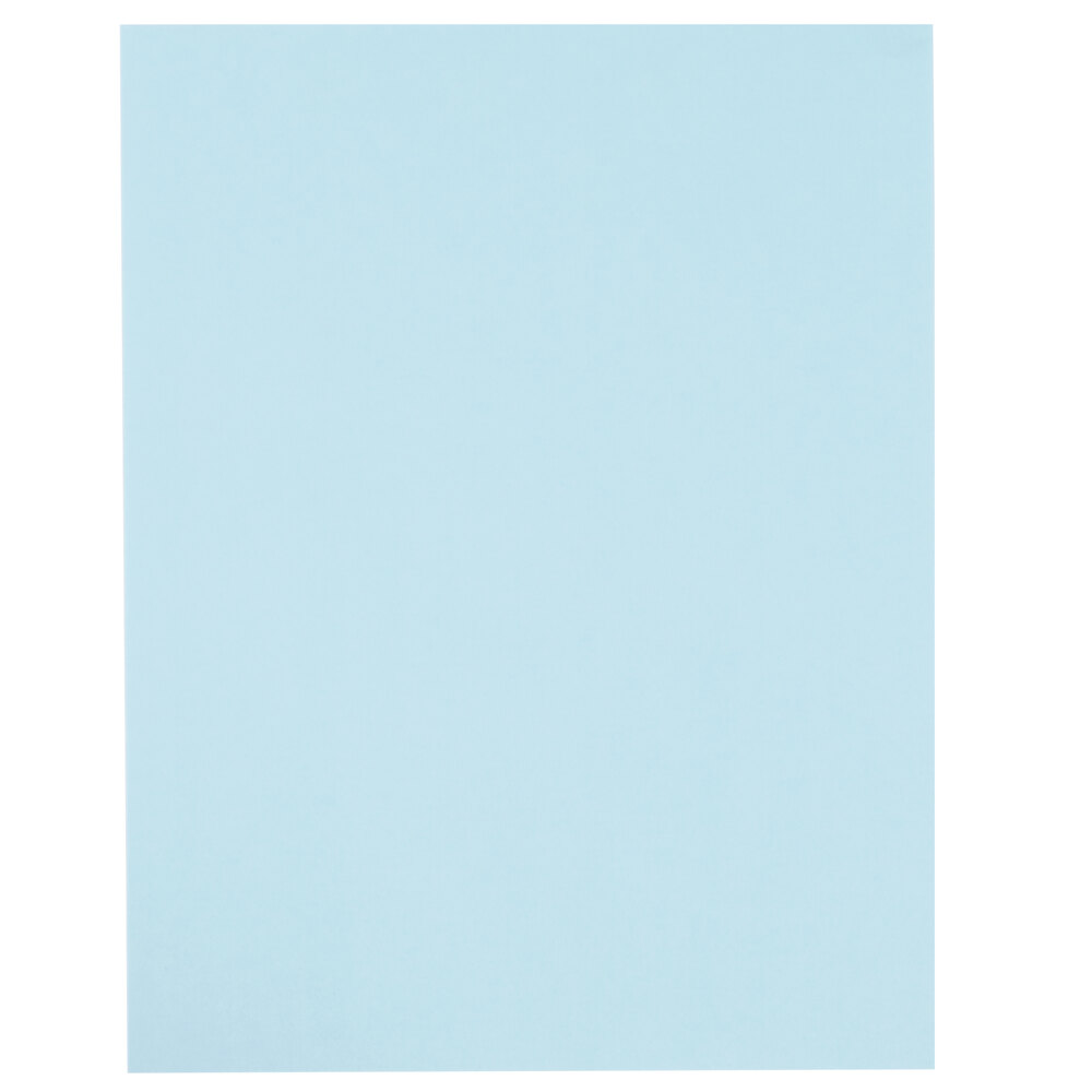 Universal Office UNV11202 8 1/2" x 11" Blue Ream of 20 lb. Color Copy Paper - 500 Sheets