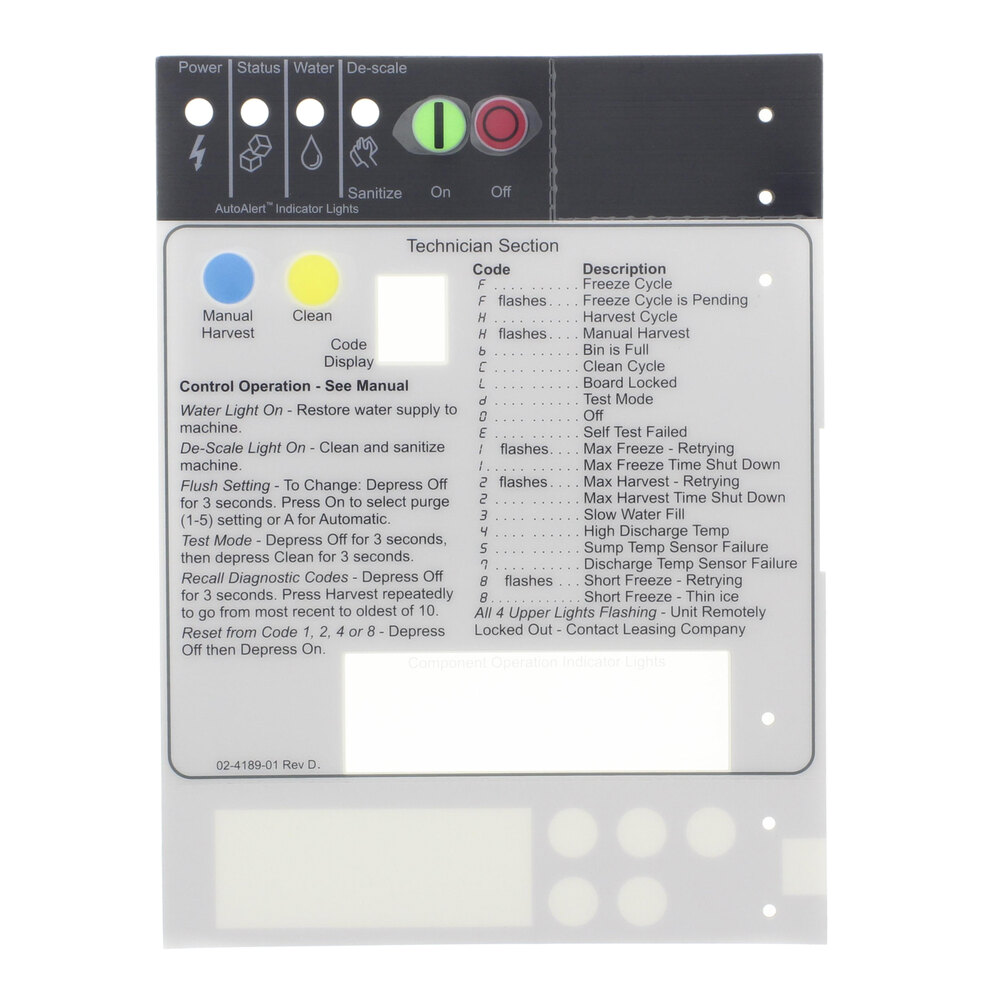 Scotsman 02-4189-01 Overlay