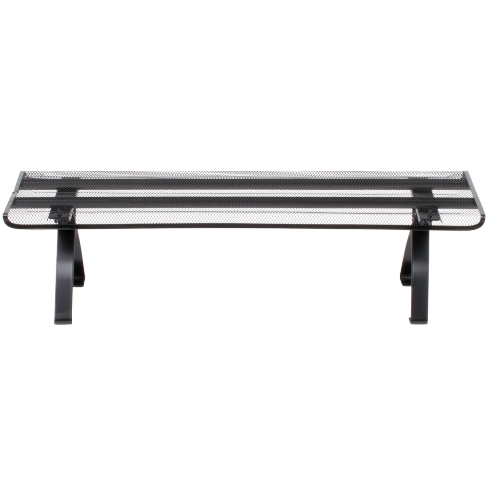 Universal UNV20009 26 1/8" x 7" x 7" Black Off-Desk Mesh Shelf