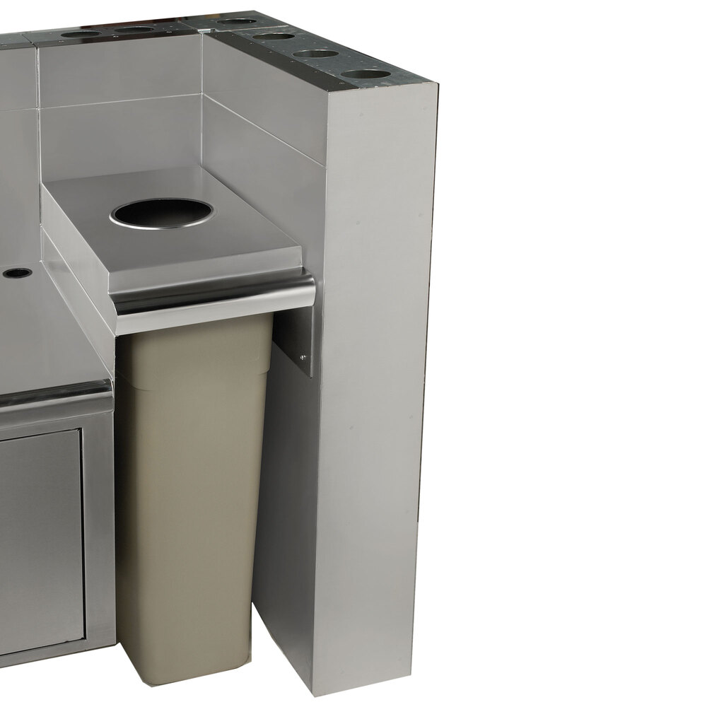 Advance Tabco PRSJT-12 Prestige Series Trash Receptacle Cover - 12" x 25" x 19"