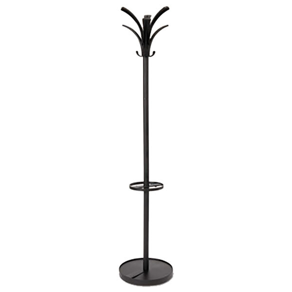 Alba PMBRION 13 3/4" x 66 1/4" Black Brio Coat Stand