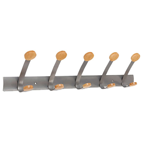 Alba PMV5 Wooden Five-Peg Coat Hook / Wall Rack