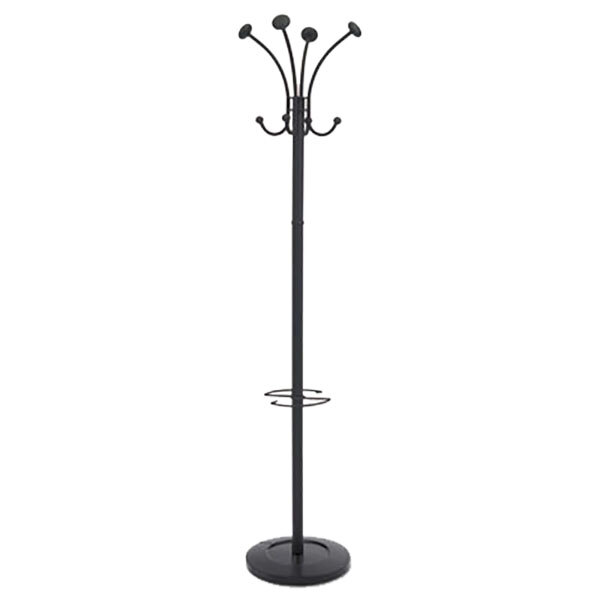 Alba PMVIENAN 16" x 70 1/2" Black Viena Steel Coat Stand