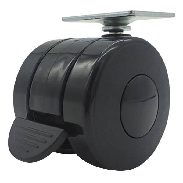 Alera ALEHT3004 3 3/4" Black Nylon Casters - 4/Case