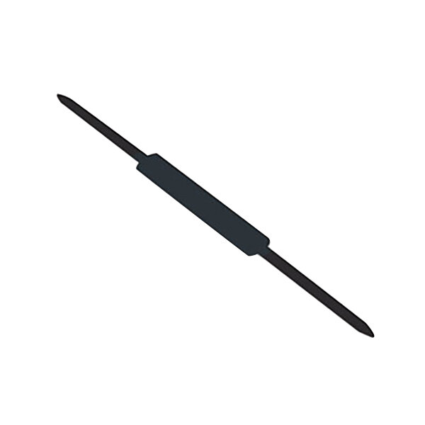 Acco 70011 1" Capacity Brown Self-Adhesive Paper File Fasteners - 100/Box