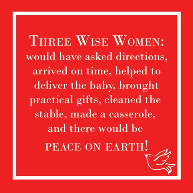 Paperproducts Design Beverage Napkins, Three Wise Women - 2 Packs (1252671)