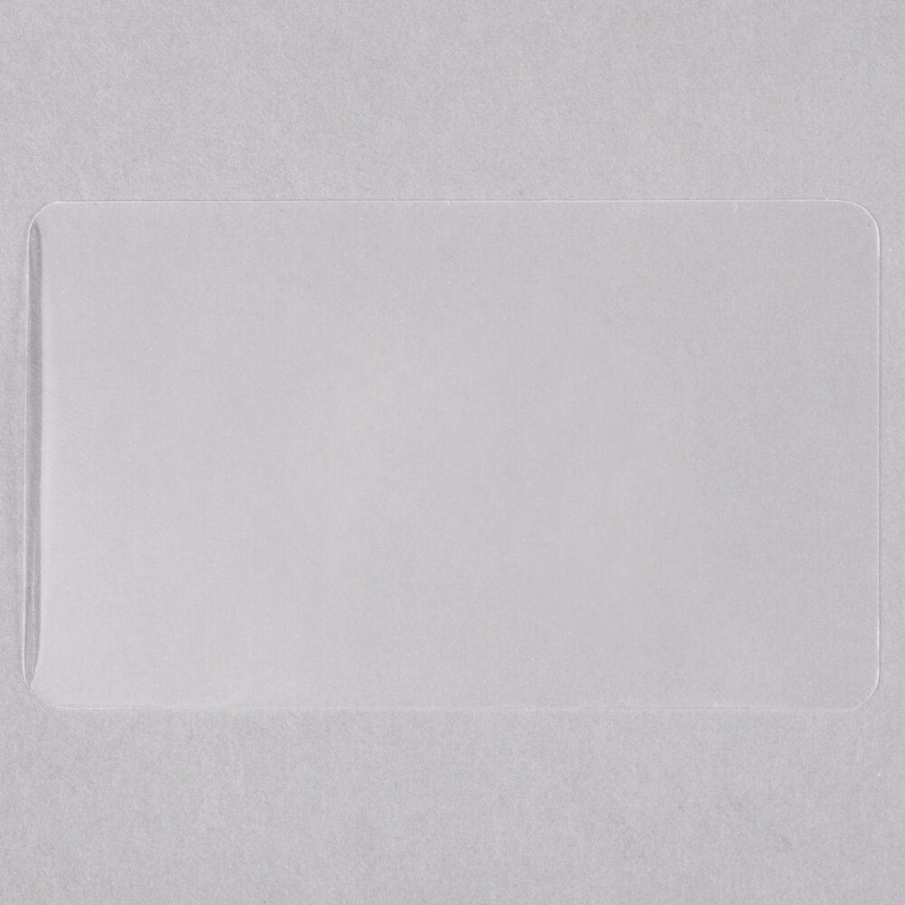 Universal UNV84642 2 1/4" x 3 3/4" Clear Laminating Pouch - 100/Box