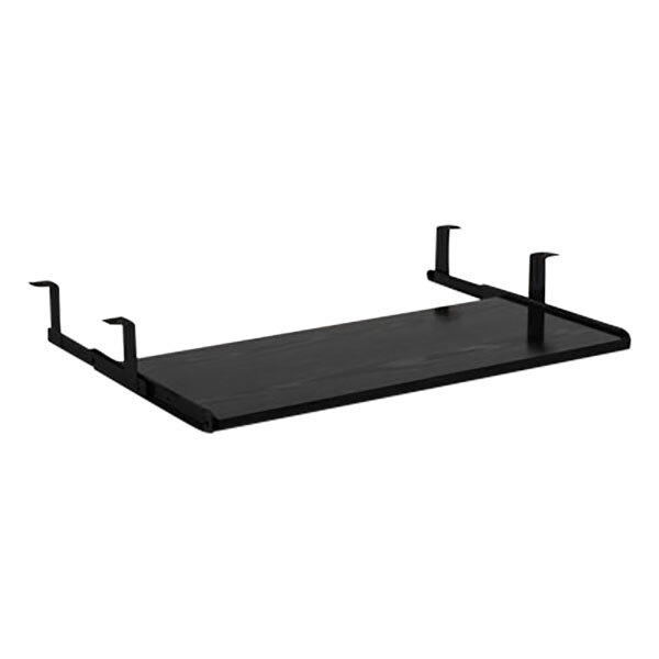 Alera ALEVA312812BK Valencia 28" x 12" Black Underdesk Keyboard / Mouse Shelf