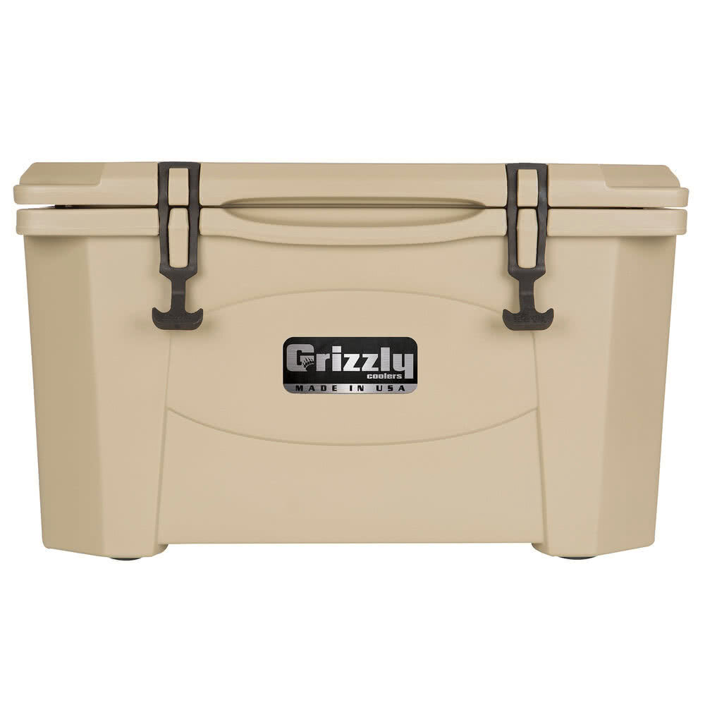 Grizzly Cooler Tan 60 Qt. Outdoor Merchandiser / Cooler
