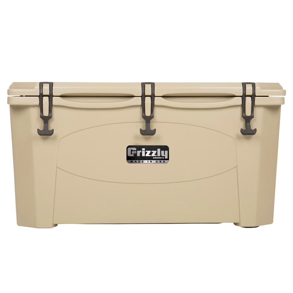 Grizzly Cooler 75 Qt. Tan Outdoor Merchandiser / Cooler