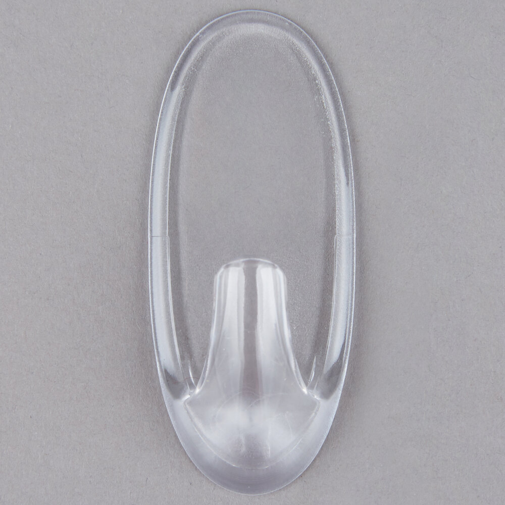 3M 17091CLRES Command™ Clear Medium Hook - 2/Set