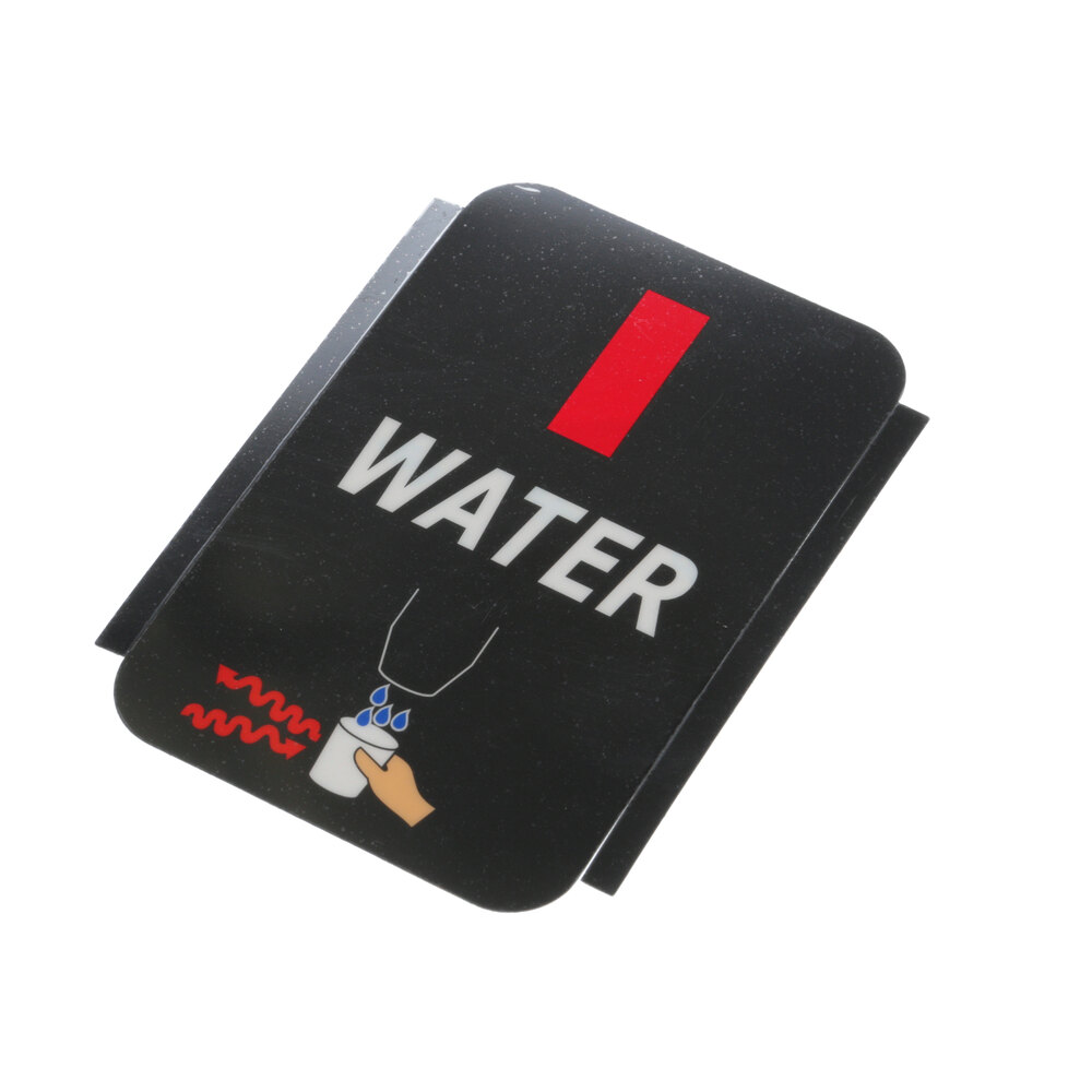 Scotsman 17-2830-02 Water Label Gray