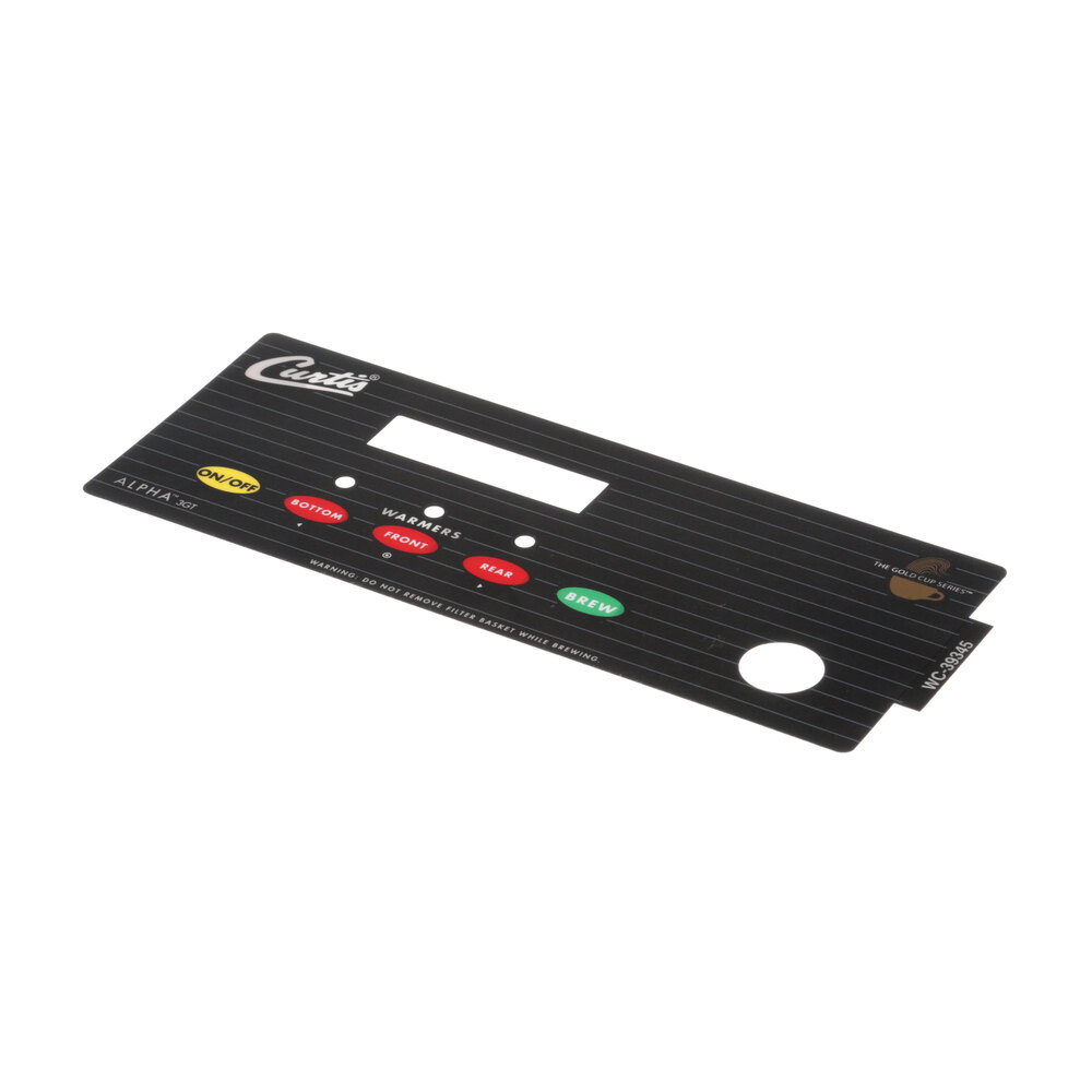 Wilbur Curtis WC-39345 Overlay