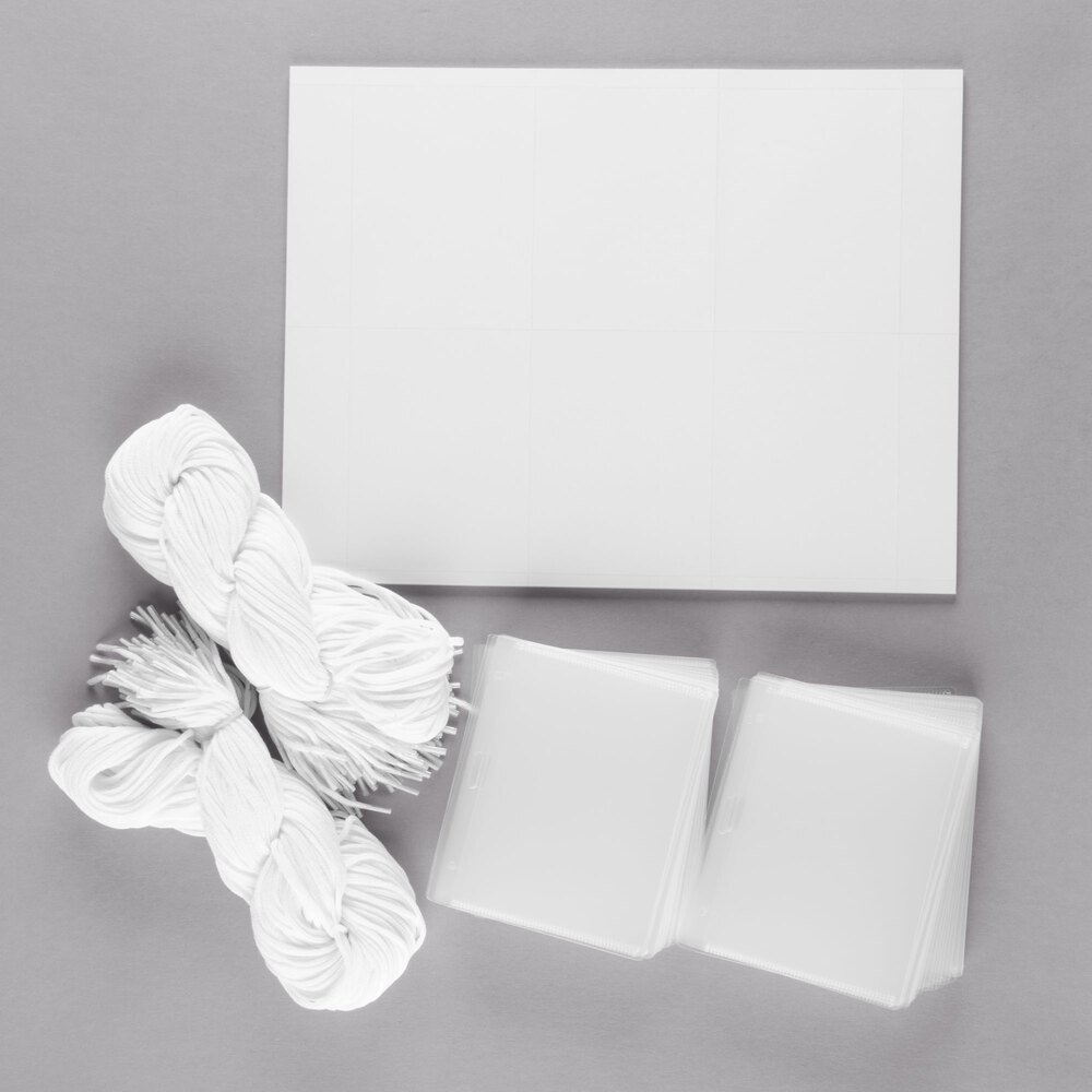 Universal UNV56005 3" x 4" Neck Lanyard Badge Holder - 100/Pack