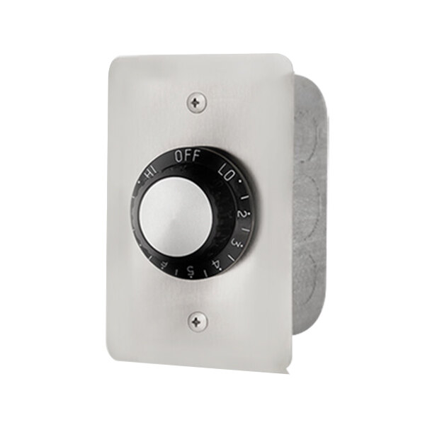 Schwank JM-4200-XX Variable Flush Mount Patio Heater Control with Stainless Steel Plate & Box for Single Heater