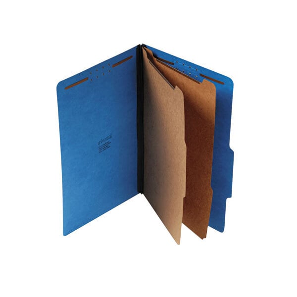 Universal UNV10311 Legal Size Classification Folder - 10/Box