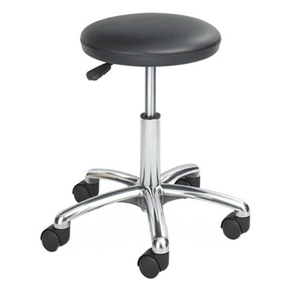 Safco 3434BL Black Vinyl Lab Stool