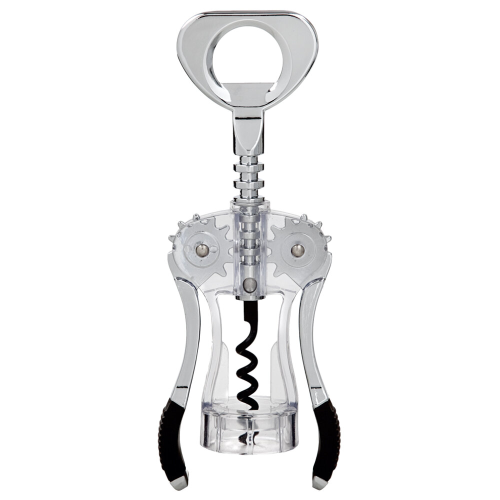 Franmara Primo Customizable Wing Corkscrew with Translucent Clear Body 2054-25