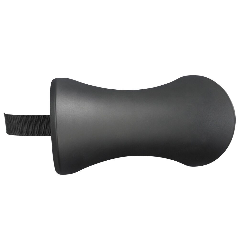 Safco 7154BL Black Memory Foam Lumbar Support Backrest