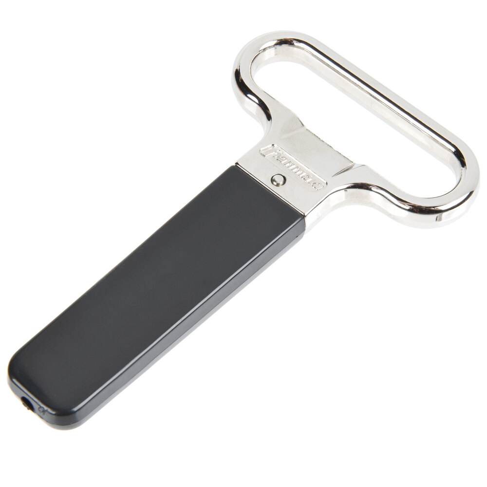 Franmara 2125 Ahh Super! Chrome-Plated Two-Prong Customizable Cork Extractor with Black Sheath