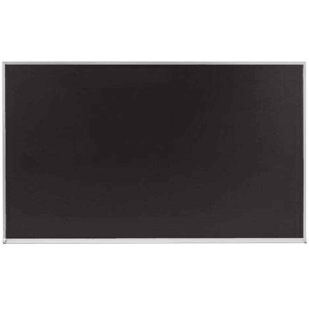Aarco DC4872B 48" x 72" Black Satin Anodized Aluminum Frame Slate Composition Chalkboard