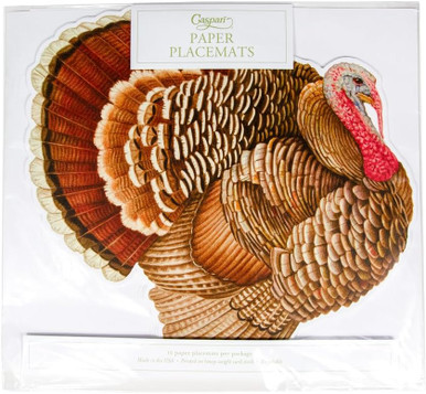 Caspari Die-Cut Placemat, Turkey (1401PPDC)