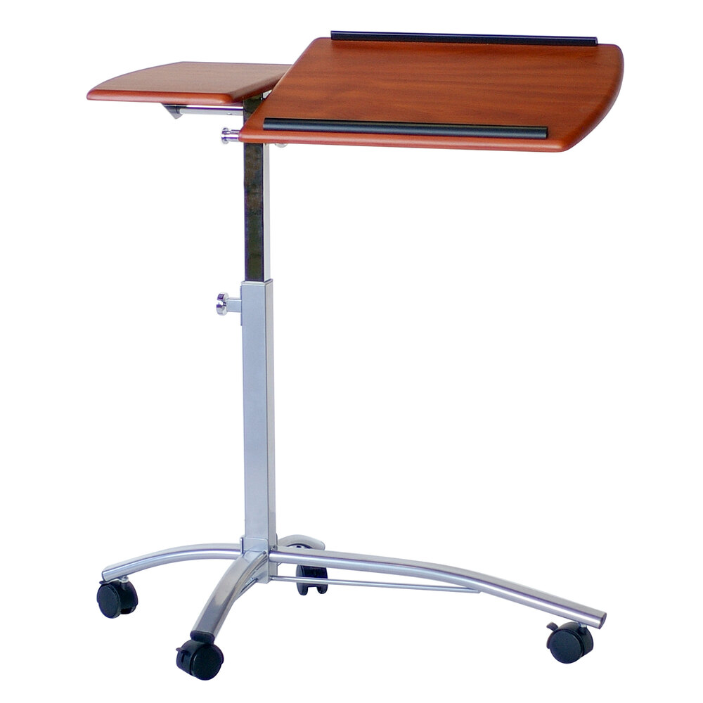 Safco 950MEC Eastwinds Medium Cherry 29 1/2" x 20" Mobile Laptop Caddy