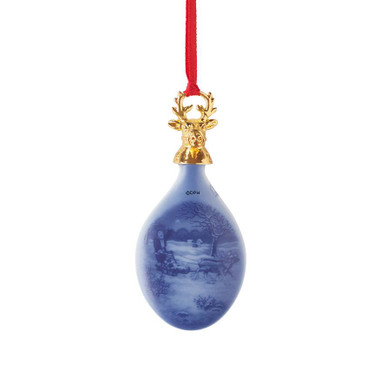 Royal Copenhagen Bing & Grondahl 2015 Christmas Drop Ornament