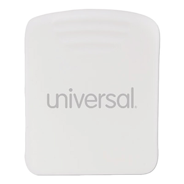 Universal UNV21271 25-Sheet Capacity White Fabric Panel Wall Clip - 20/Pack