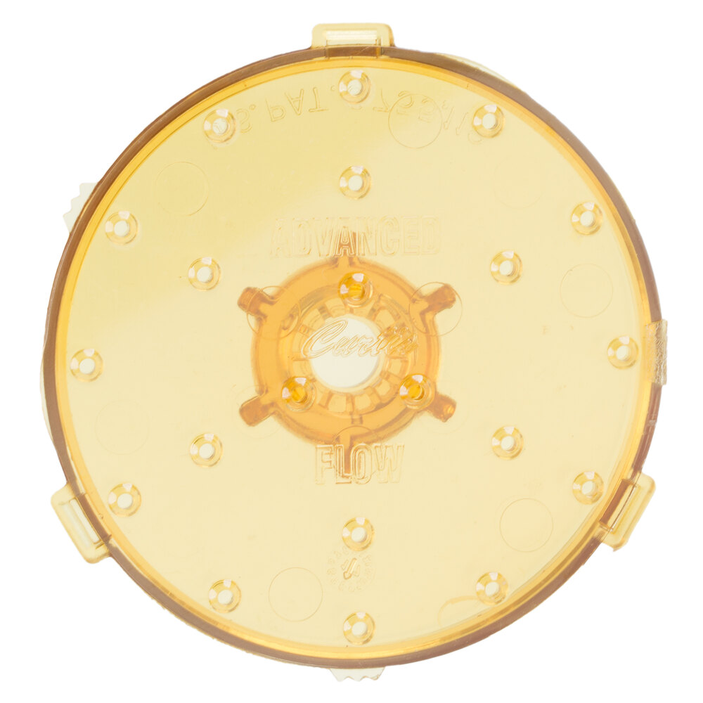 Curtis WC-29050 21 Hole Amber Advance Flow Sprayhead