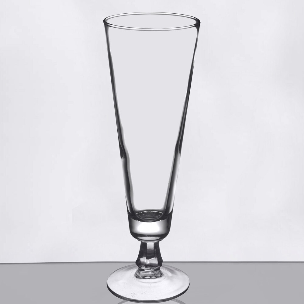 Libbey 6425 10 oz. Customizable Footed Pilsner Glass - 24/Case